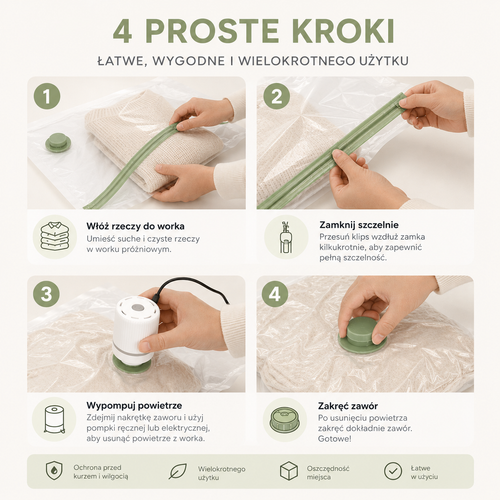 Homle - Zestaw Worków Próżniowych