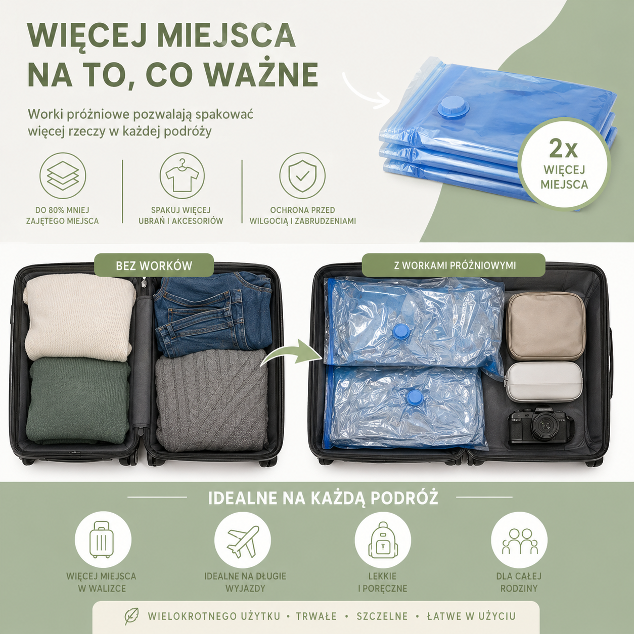 Homle - Zestaw Worków Próżniowych